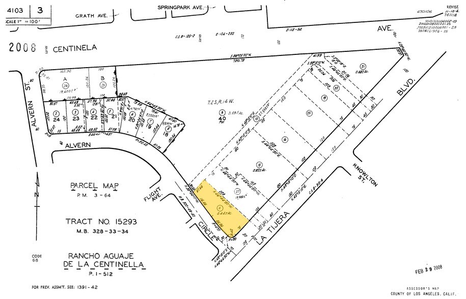 5401 W Alvern Cir, Los Angeles, CA à louer - Plan cadastral – Image 3 sur 95