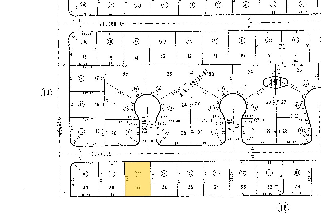 1744 S Willow Ave, Rialto, CA à louer Plan cadastral– Image 1 sur 9