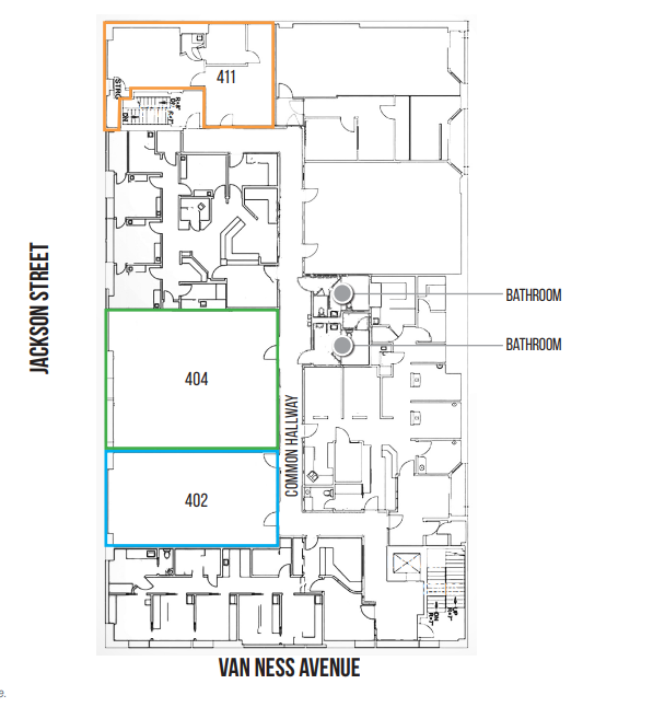 2001 Van Ness Ave, San Francisco, CA à louer Plan d’étage– Image 1 sur 1