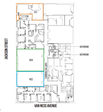 2001 Van Ness Ave, San Francisco, CA à louer Plan d’étage– Image 1 sur 1