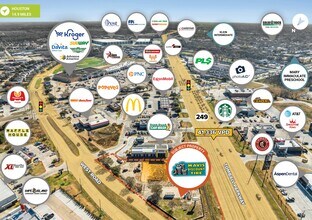 12650 Texas 249, Houston, TX - Vue aérienne  vue de carte