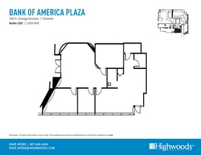 300 S Orange Ave, Orlando, FL à louer Plan d’étage– Image 1 sur 1