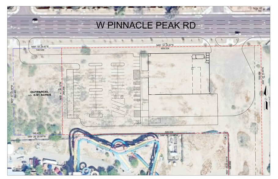 SEC 43rd Ave & Pinnacle Peak Rd, Glendale, AZ à louer - Plan de site – Image 1 sur 2