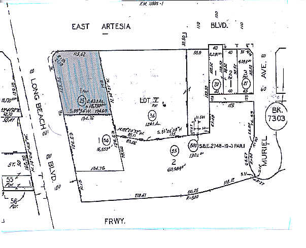 6590 Long Beach Blvd, Long Beach, CA à louer - Plan cadastral – Image 2 sur 6