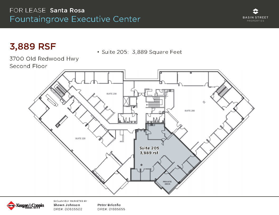 3700 Old Redwood Hwy, Santa Rosa, CA à louer Plan d’étage– Image 1 sur 1