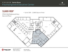 3700 Old Redwood Hwy, Santa Rosa, CA à louer Plan d’étage– Image 1 sur 1