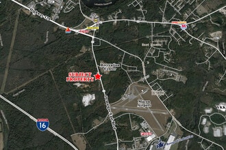 3401 Ocmulgee East Blvd, Macon-Bibb, GA - VUE AÉRIENNE vue de carte