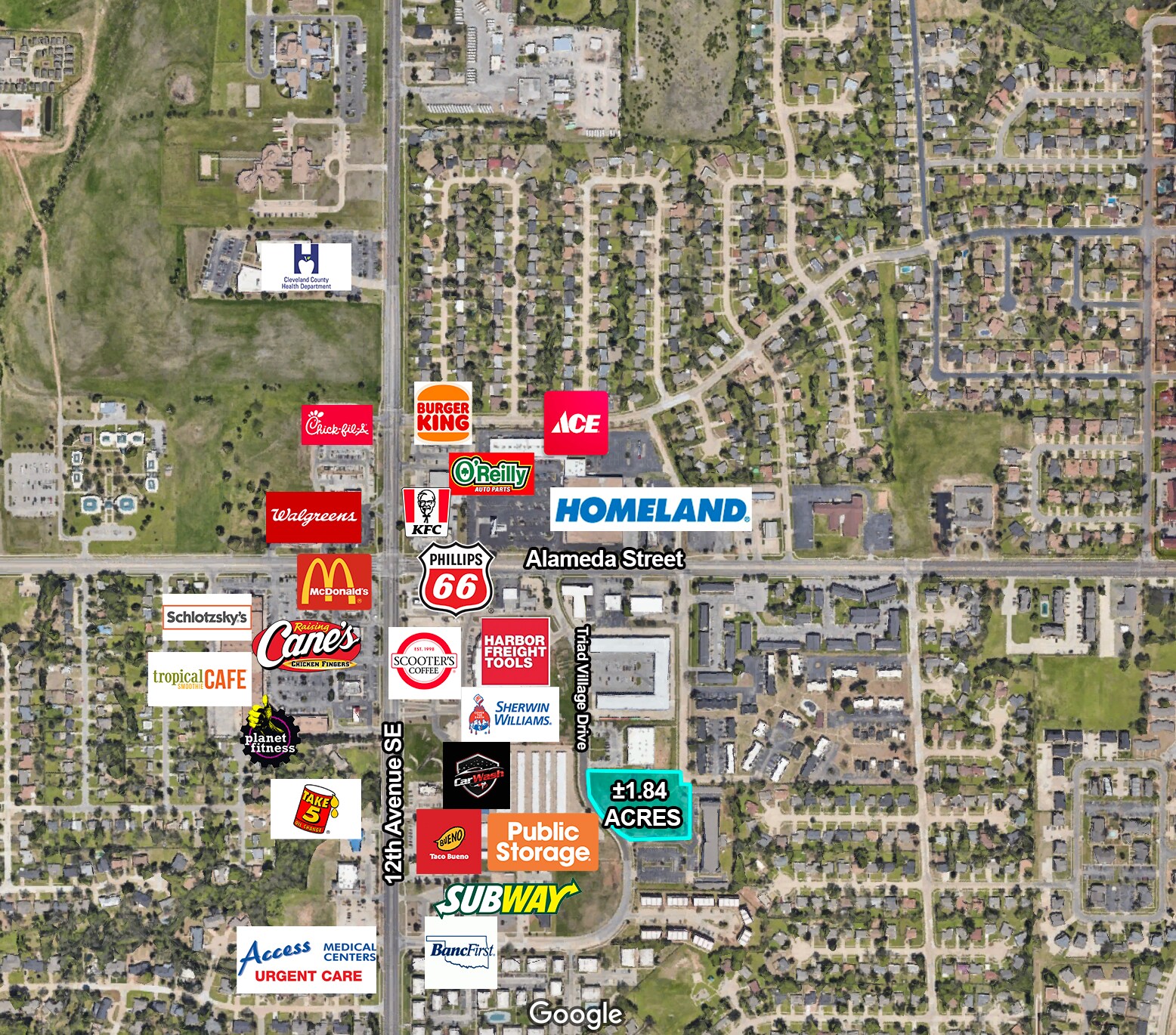Alameda Street and 12th Avenue SE, Norman, OK à vendre Photo principale– Image 1 sur 2