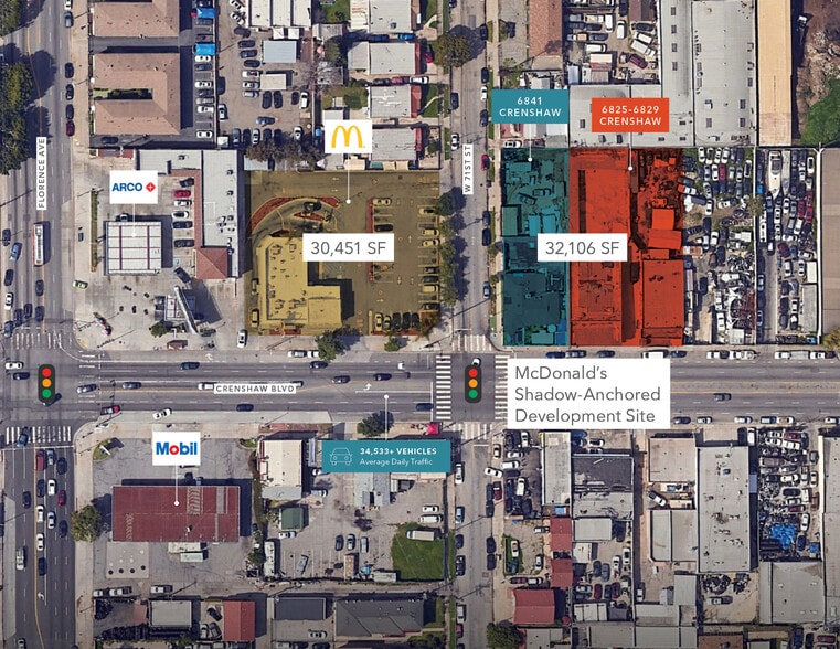 6827 Crenshaw Blvd, Los Angeles, CA à vendre - Photo de l’immeuble – Image 2 sur 12