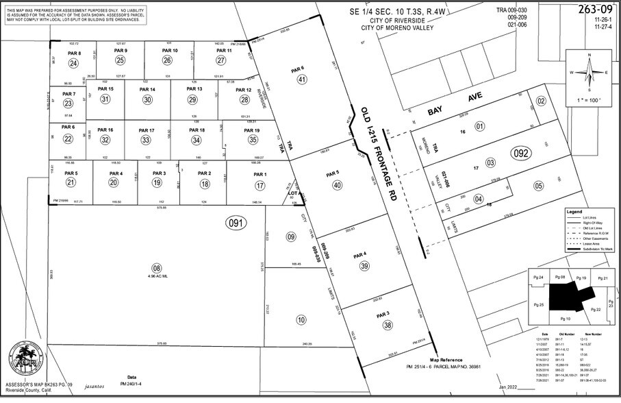7193 Old 215 Frontage Rd, Moreno Valley, CA à louer - Plan cadastral – Image 3 sur 3