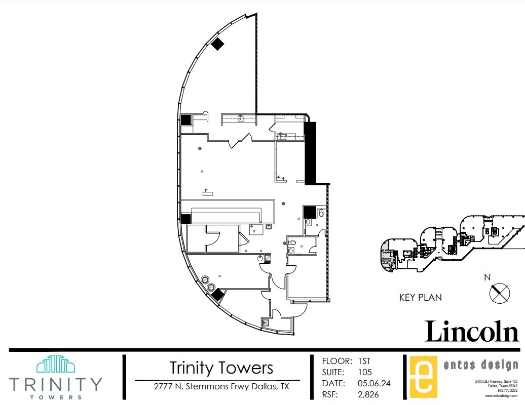 2777 N Stemmons Fwy, Dallas, TX à louer Plan d’étage– Image 1 sur 1