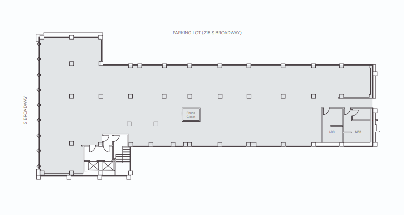 207 S Broadway, Los Angeles, CA à louer Plan d’étage– Image 1 sur 1