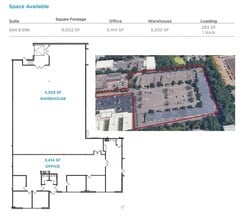 678-708 Mendelssohn Ave N, Golden Valley, MN à louer Plan d’étage– Image 2 sur 2
