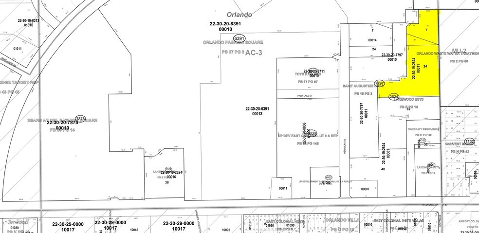 819 Herndon Ave, Orlando, FL à vendre - Plan cadastral – Image 2 sur 5