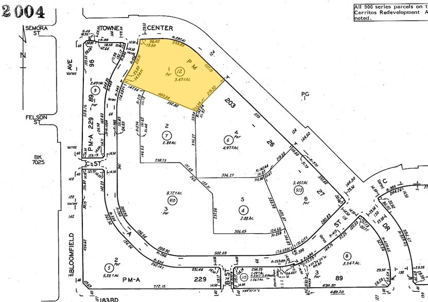 17777 Center Court Dr, Cerritos, CA à louer - Plan cadastral – Image 2 sur 9