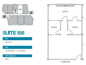 9939 Hibert St, San Diego, CA à louer Plan d’étage– Image 1 sur 1