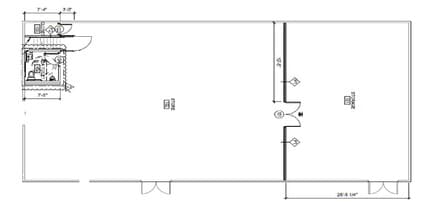 1191 Main St, East Hartford, CT à louer Plan d’étage– Image 2 sur 2
