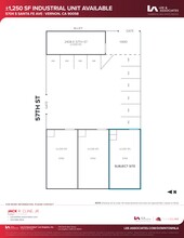 5700-5704 S Santa Fe Ave, Vernon, CA à louer Plan de site– Image 1 sur 2