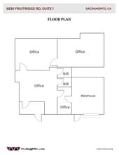 8530 Fruitridge Rd, Sacramento, CA à louer Plan de site– Image 1 sur 2