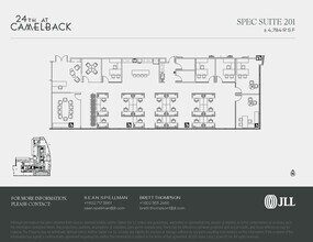 2375 E Camelback Rd, Phoenix, AZ à louer Plan d’étage– Image 1 sur 1