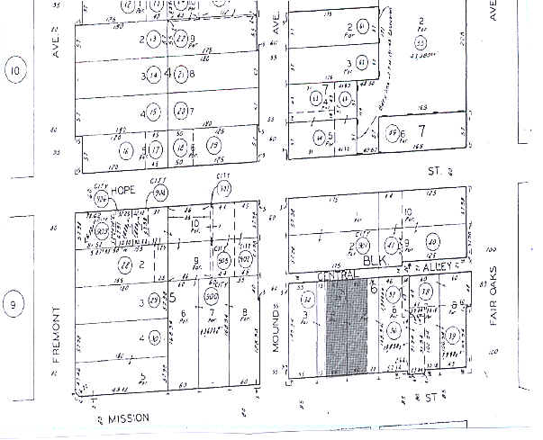 1506-1508 Mission St, South Pasadena, CA à vendre - Plan cadastral – Image 2 sur 2