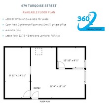 675-687 Turquoise St, La Jolla, CA à louer Plan d’étage– Image 1 sur 1