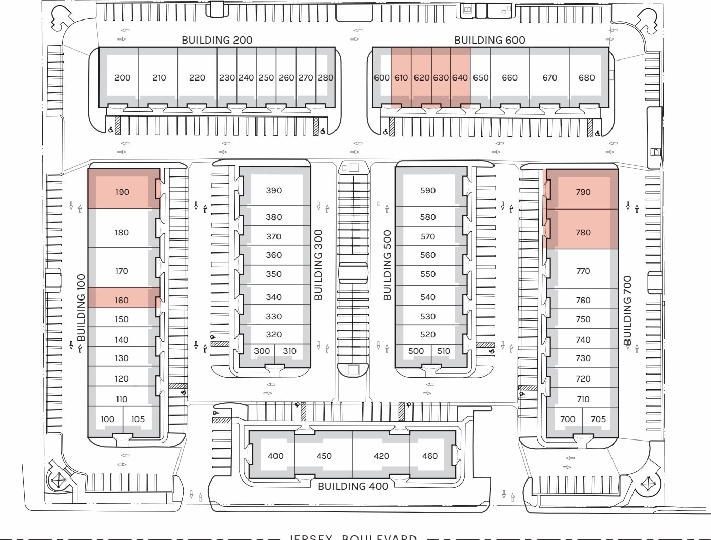 10700 Jersey Blvd, Rancho Cucamonga, CA à louer Plan de site– Image 1 sur 2