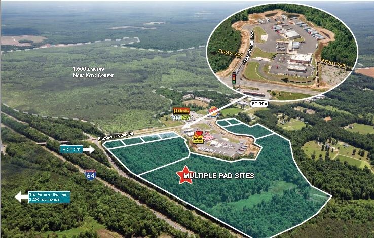0 Emmaus Church Rd, New Kent, VA à vendre - Aérien – Image 2 sur 2
