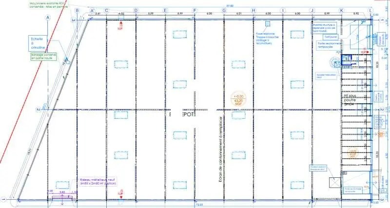 Industriel/Logistique dans Le Blanc-Mesnil à louer - Plan d’étage – Image 2 sur 2