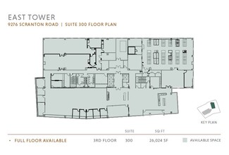 9276 Scranton Rd, San Diego, CA à louer Plan d’étage– Image 1 sur 1