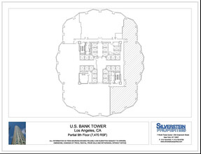 633 W 5th St, Los Angeles, CA à louer Plan d’étage– Image 1 sur 1