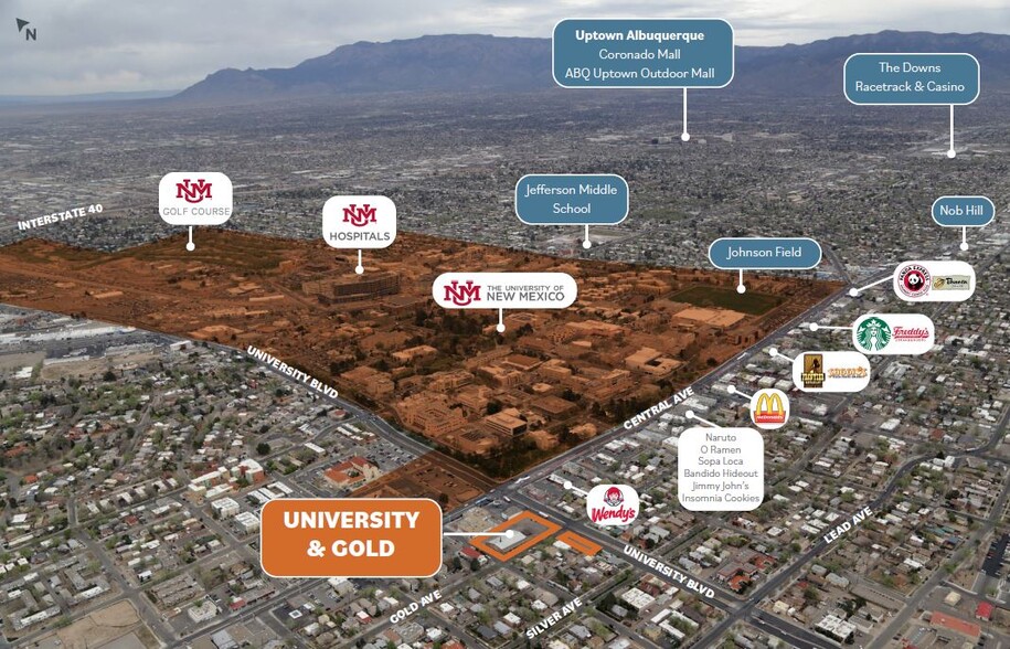 1701 Gold Ave SE, Albuquerque, NM à louer - Photo de l’immeuble – Image 2 sur 4
