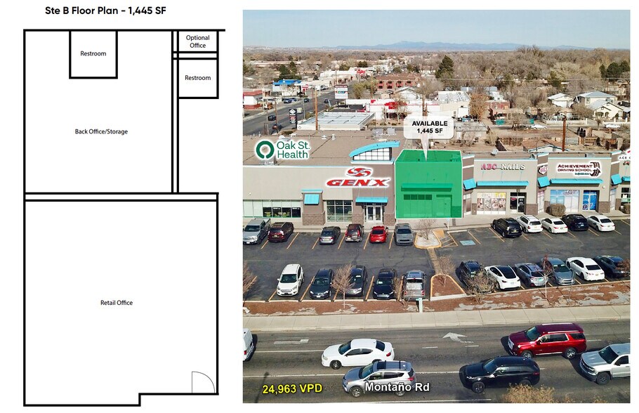 333 Montano Rd NW, Albuquerque, NM à louer - Plan d’étage – Image 2 sur 14