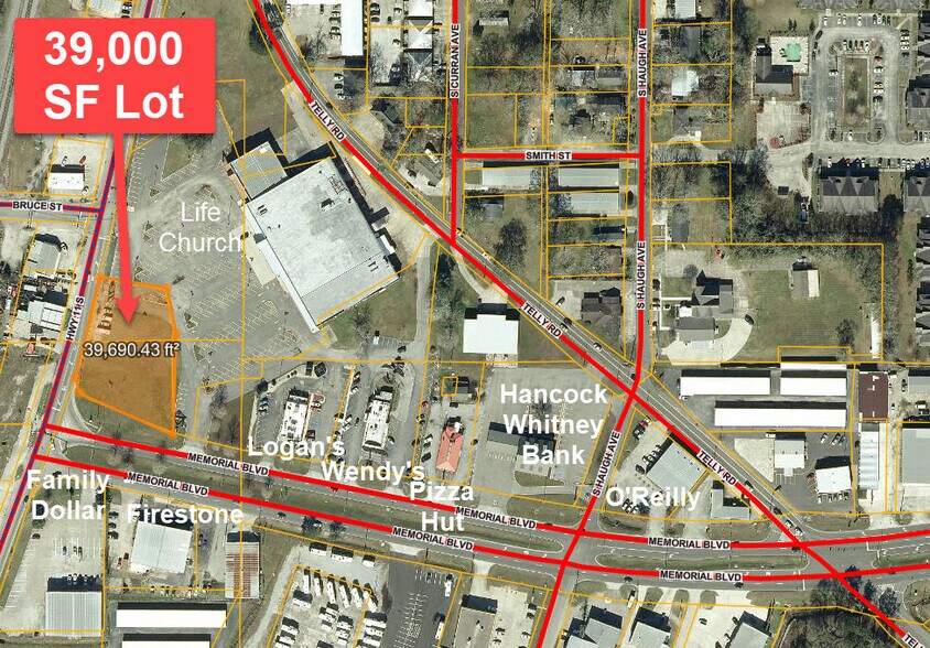 198 Memorial blvd, Picayune, MS à louer - Photo principale – Image 1 sur 1