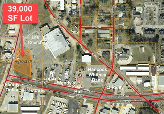 Plus de détails pour 198 Memorial blvd, Picayune, MS - Terrain à louer