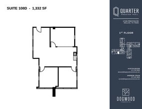 17330 Preston Rd, Dallas, TX à louer Plan d’étage– Image 1 sur 1