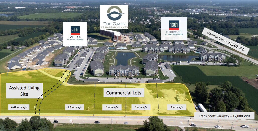 Hartman Lakes, Shiloh, IL à vendre Aérien– Image 1 sur 5