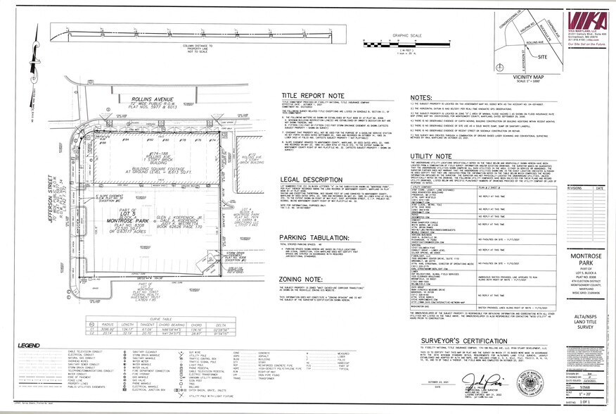 174-188 Rollins Ave, Rockville, MD à louer - Plan de site – Image 3 sur 3