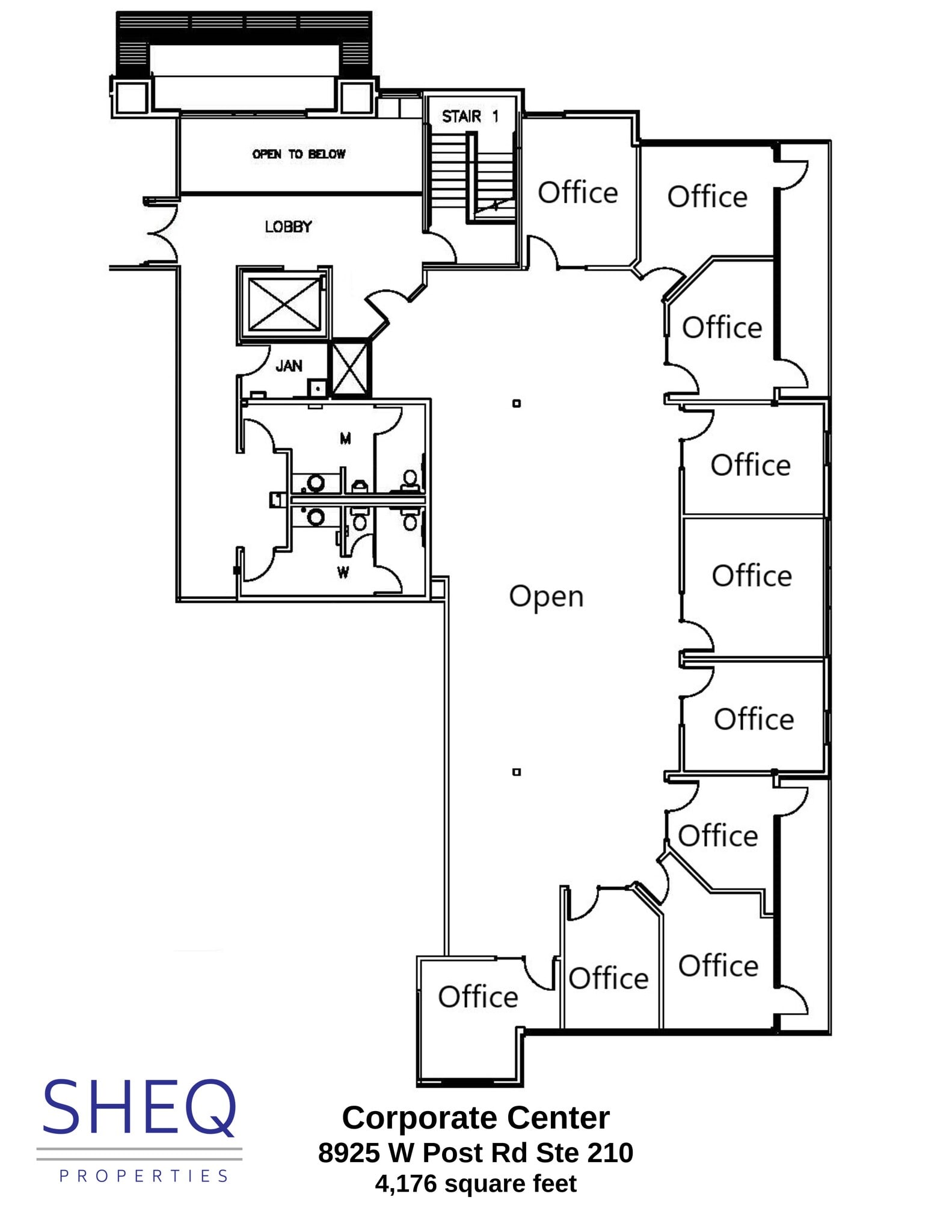 8925 W Post Rd, Las Vegas, NV à louer Plan de site– Image 1 sur 1