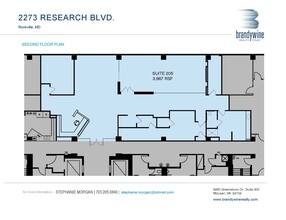 2273 Research Blvd, Rockville, MD à louer Plan d’étage– Image 1 sur 1