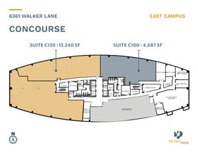 6350 Walker Ln, Alexandria, VA à louer Plan d’étage– Image 1 sur 1