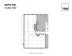 209 10th Ave S, Nashville, TN à louer Plan d’étage– Image 1 sur 1