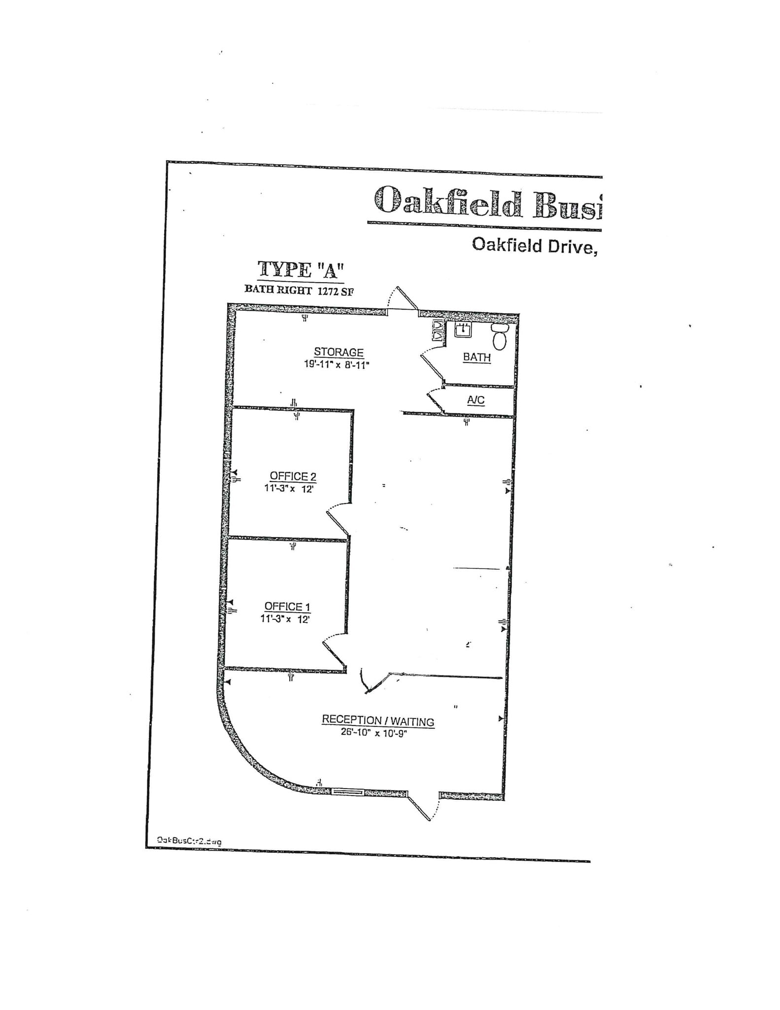 1463 Oakfield Dr, Brandon, FL à louer Plan de site– Image 1 sur 1
