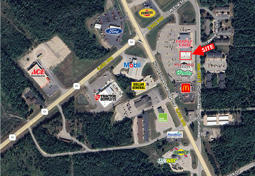 100 S Bradley Hwy, Rogers City, MI à louer - Photo de l’immeuble – Image 2 sur 6