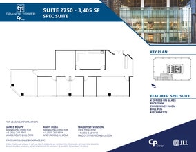 1099 18th St, Denver, CO à louer Plan d’étage– Image 1 sur 1