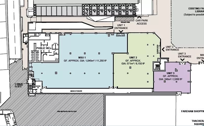 Osborn Rd, Fareham à louer Plan de site– Image 1 sur 1