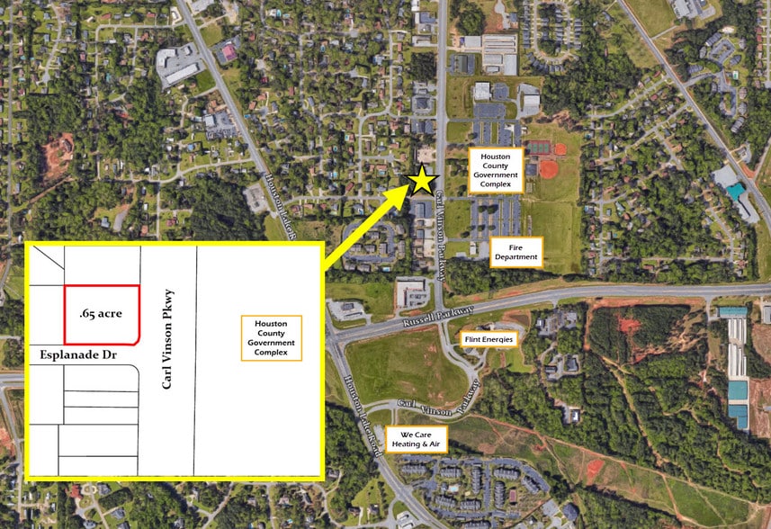 201 Carl Vinson Pkwy, Warner Robins, GA à vendre - Photo principale – Image 1 sur 3