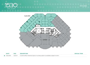 1530 Wilson Blvd, Arlington, VA à louer Plan d’étage– Image 1 sur 1
