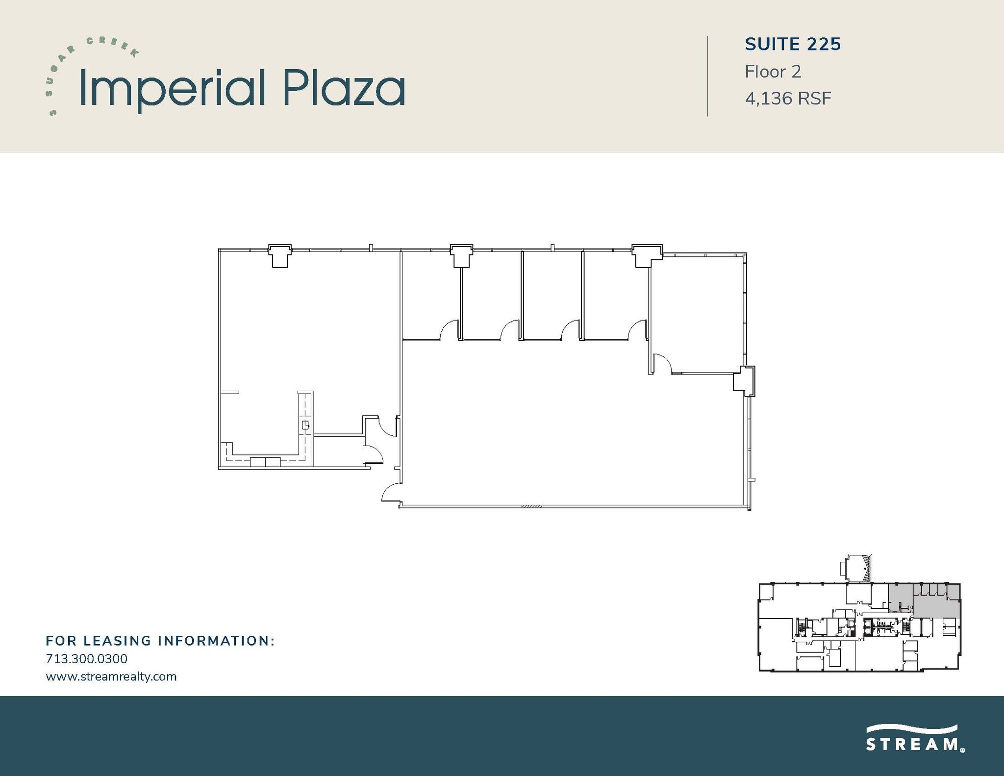 3 Sugar Creek Center Blvd, Sugar Land, TX à louer Plan d’étage– Image 1 sur 1