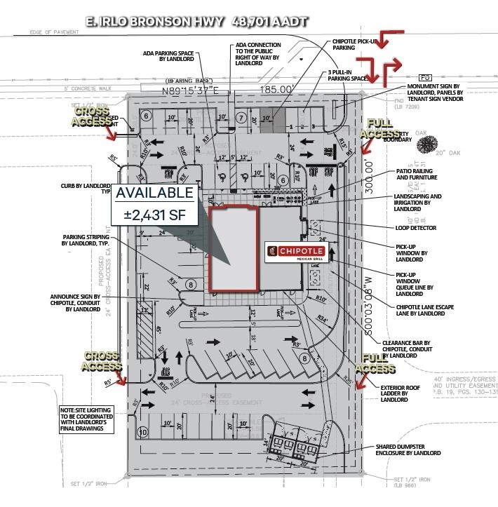 880 E Irlo Bronson Memorial Hwy, Saint Cloud, FL à louer Plan de site– Image 1 sur 1